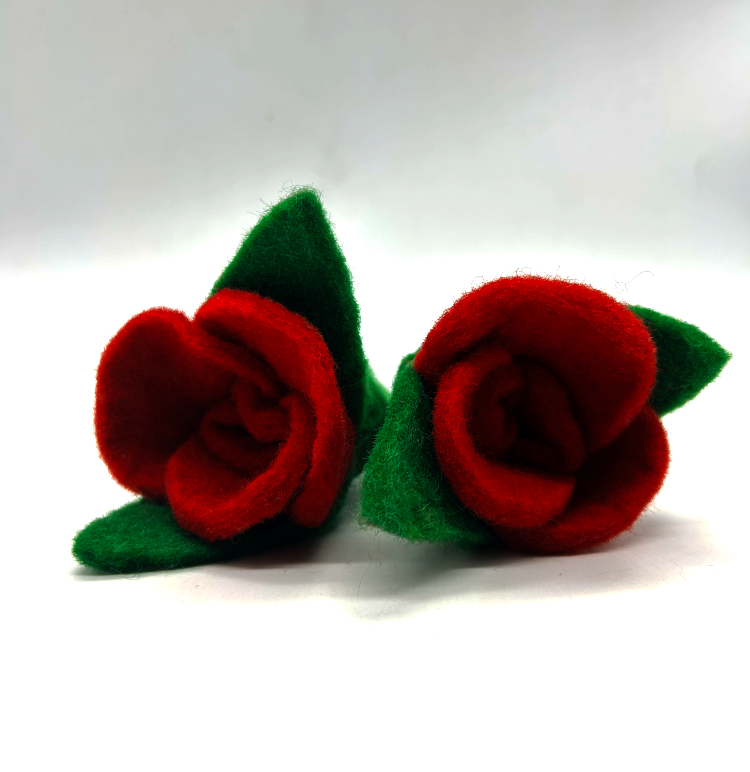 Handcrafted Felt Rose Flowers – Eco-Friendly Decorative Flowers